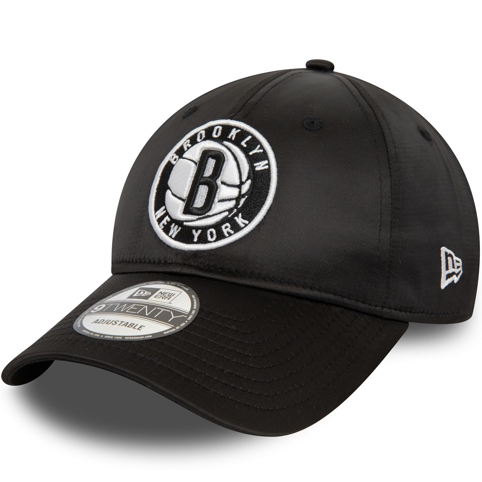 Casquette Brooklyn Nets NBA Noir New Era 9TWENTY ajustable taille unique - 6