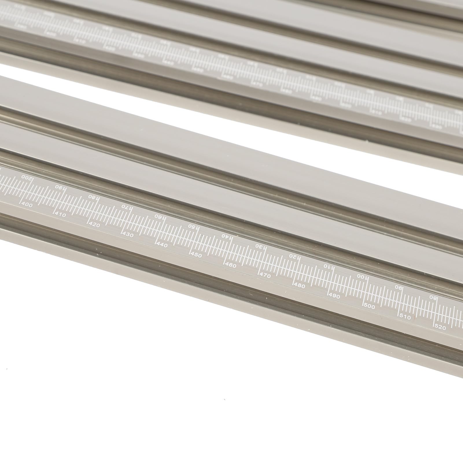 Walfront Prowadnica Piły Szynowej 600 Mm, Regulowany System Równoległych Szyn Prowadzących z Rdzy ze Stopu Aluminium do Grawerowania Mebli do Obróbki Drewna
