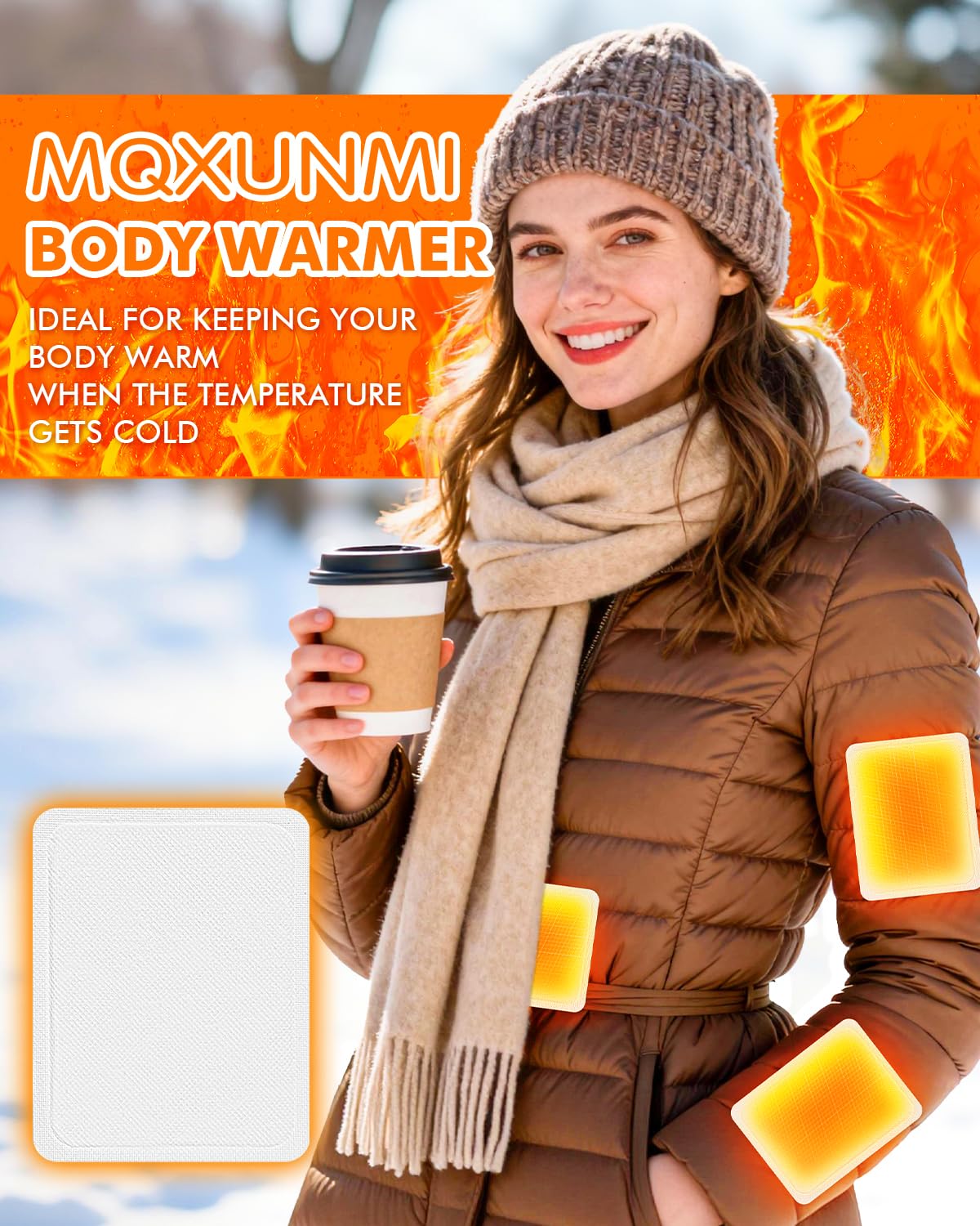 Body Warmers for Cold Weather, 10 Packs Disposable Hand Warmers — Amazon image 7