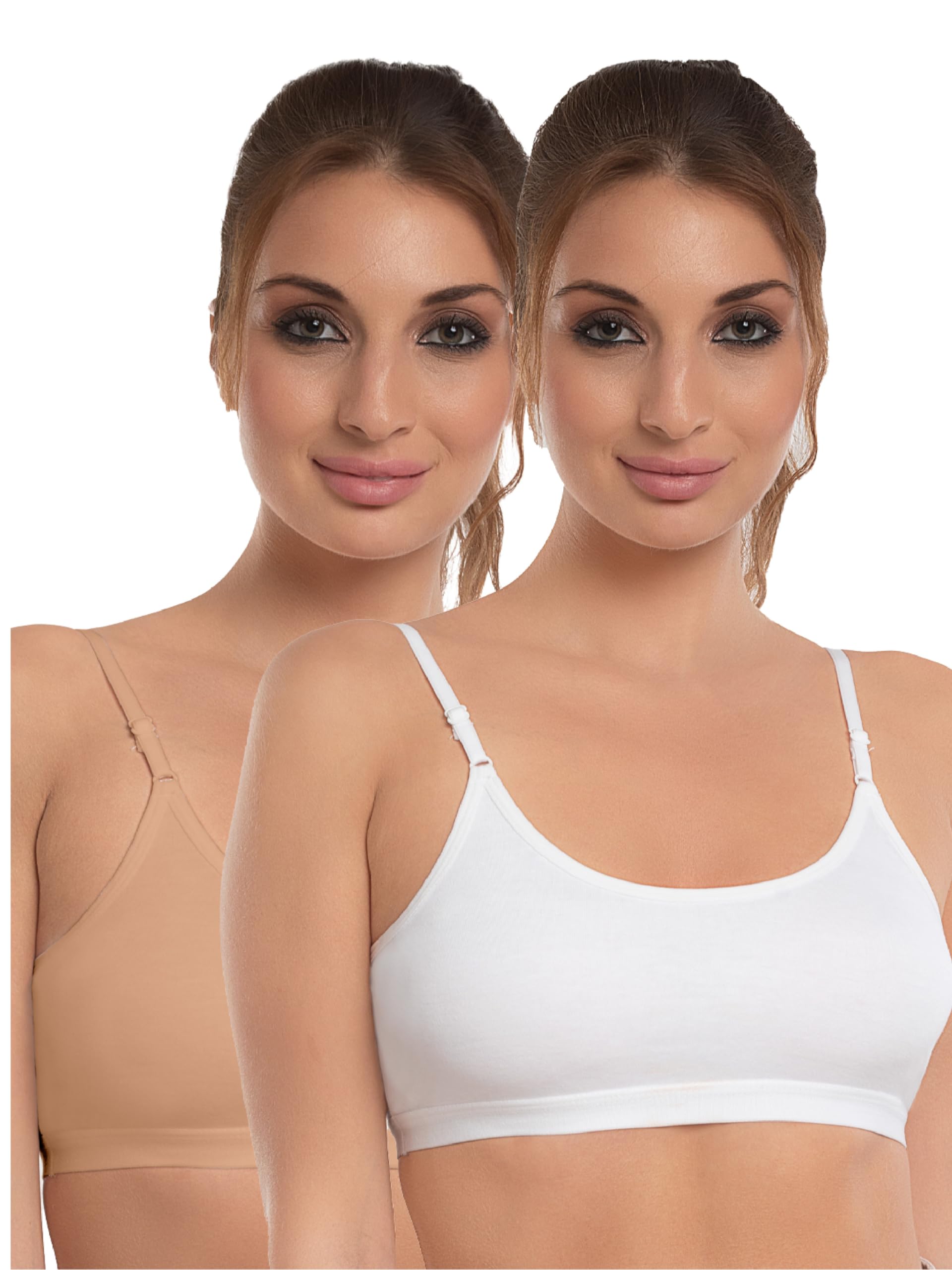 daisy dee Women's Cotton Non-Padded Wirefree Full Coverage T-Shirt/Beginners Bra with Adjustable Straps - NTNEUP-picture-23