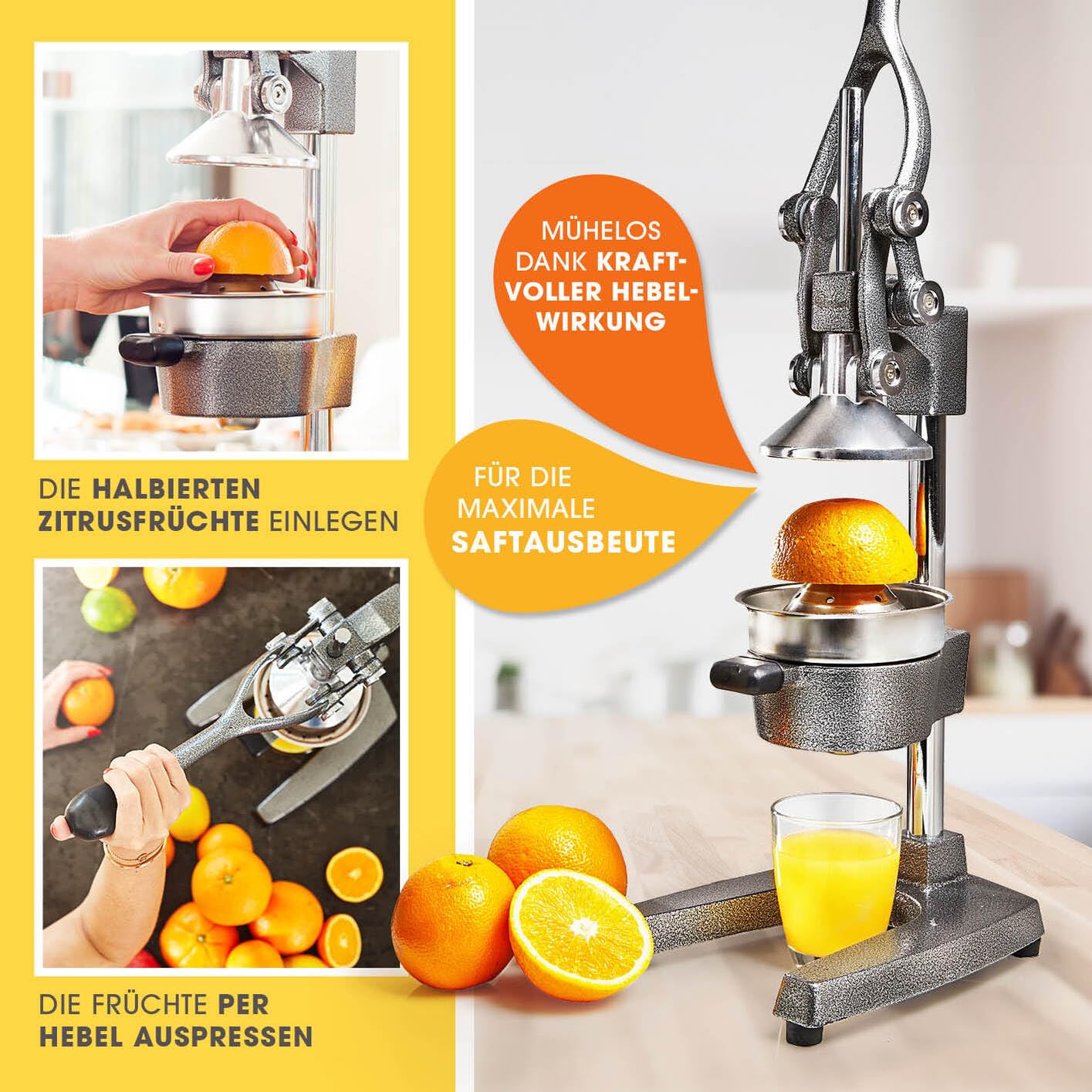 Lumaland Edelstahl Saftpresse – Bild 4