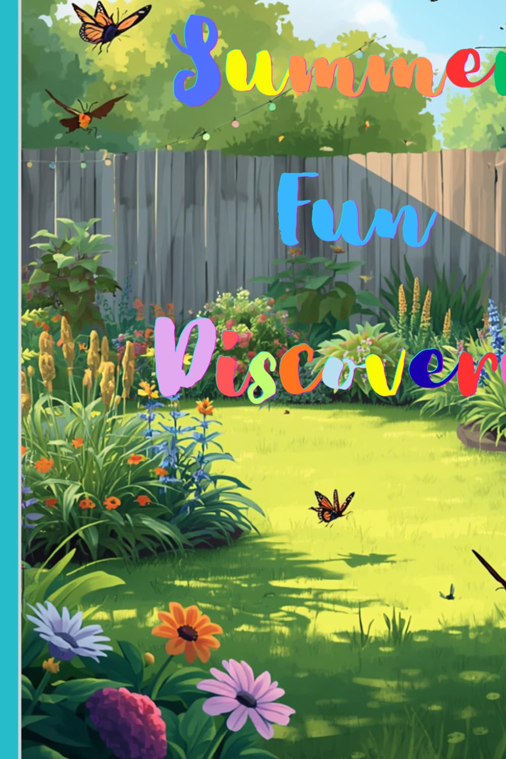 Summer Fun Discovery Coloring Book: Adorable illustration of outdoor findings