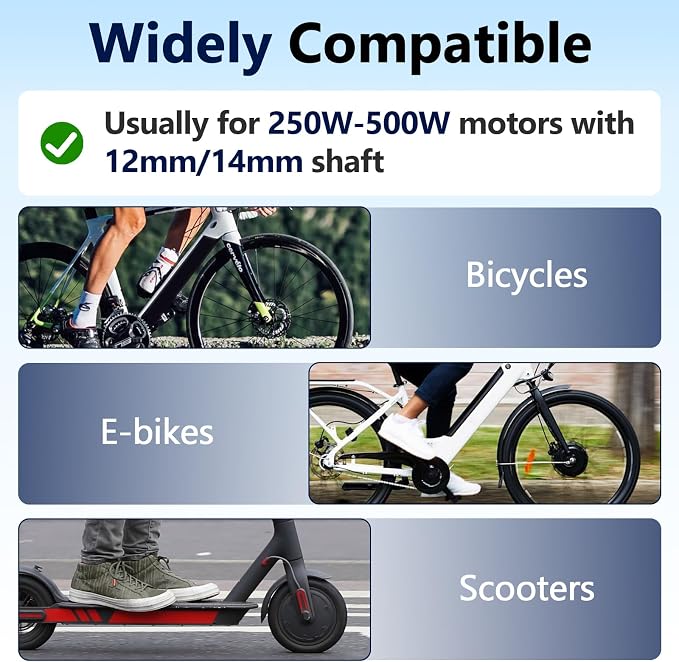 Juego de Tuercas E-Bike para Motor de Cubo M14 miniatura 7