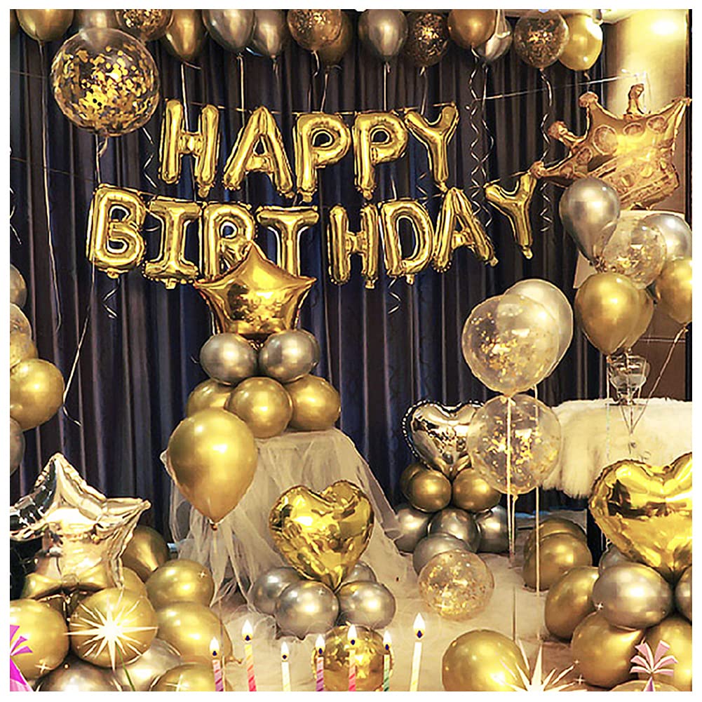 HAPPY BIRTHDAY 誕生日 飾り バルーン Amazon | 誕生日飾り付け バースデーバルーン happy birthday 誕生日