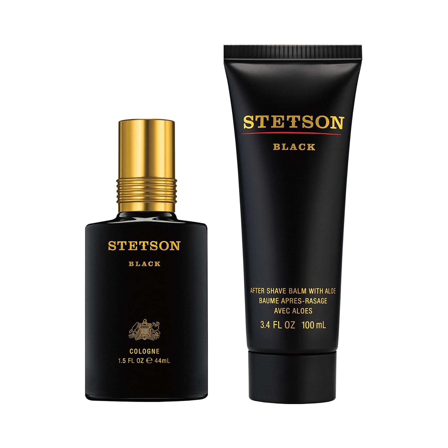 Stetson Black Cologne Spray & After Shave Balm With Aloe