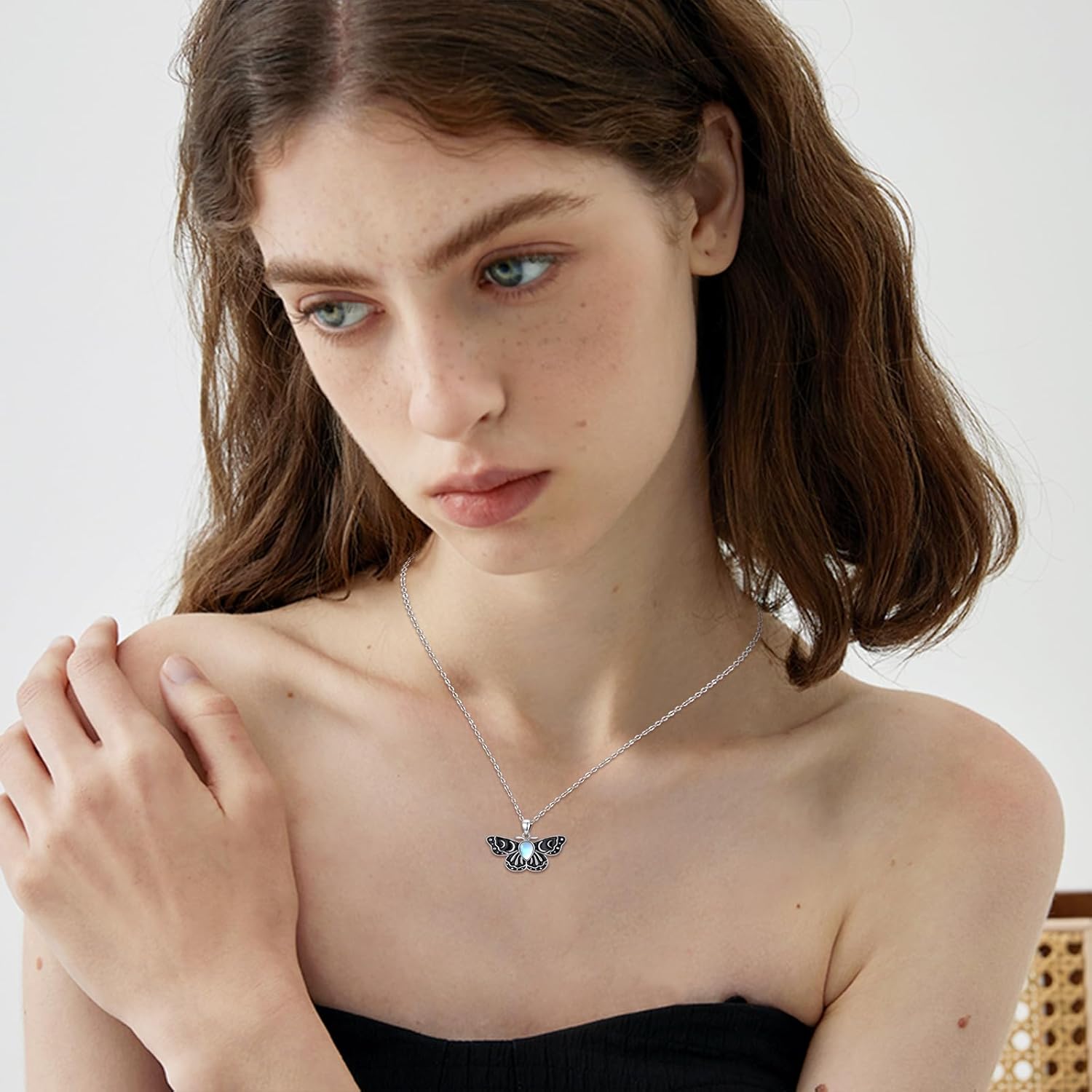 Sterling Silver Halloween Necklace Gothic Jewelry Gifts for Women Men - Image 6