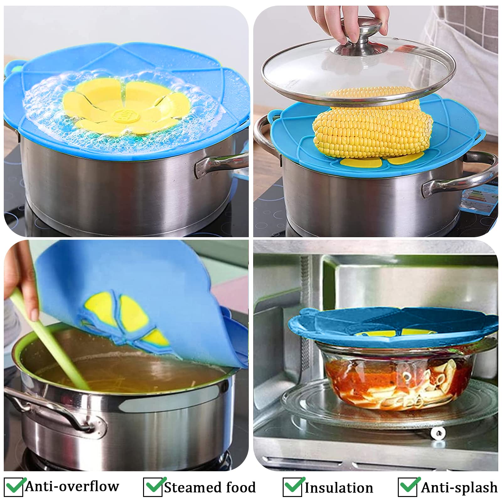 Tappo Anti-Traboccamento A Forma Di Peperone - Silicone, Per Pentole E Zuppe - Foto 6