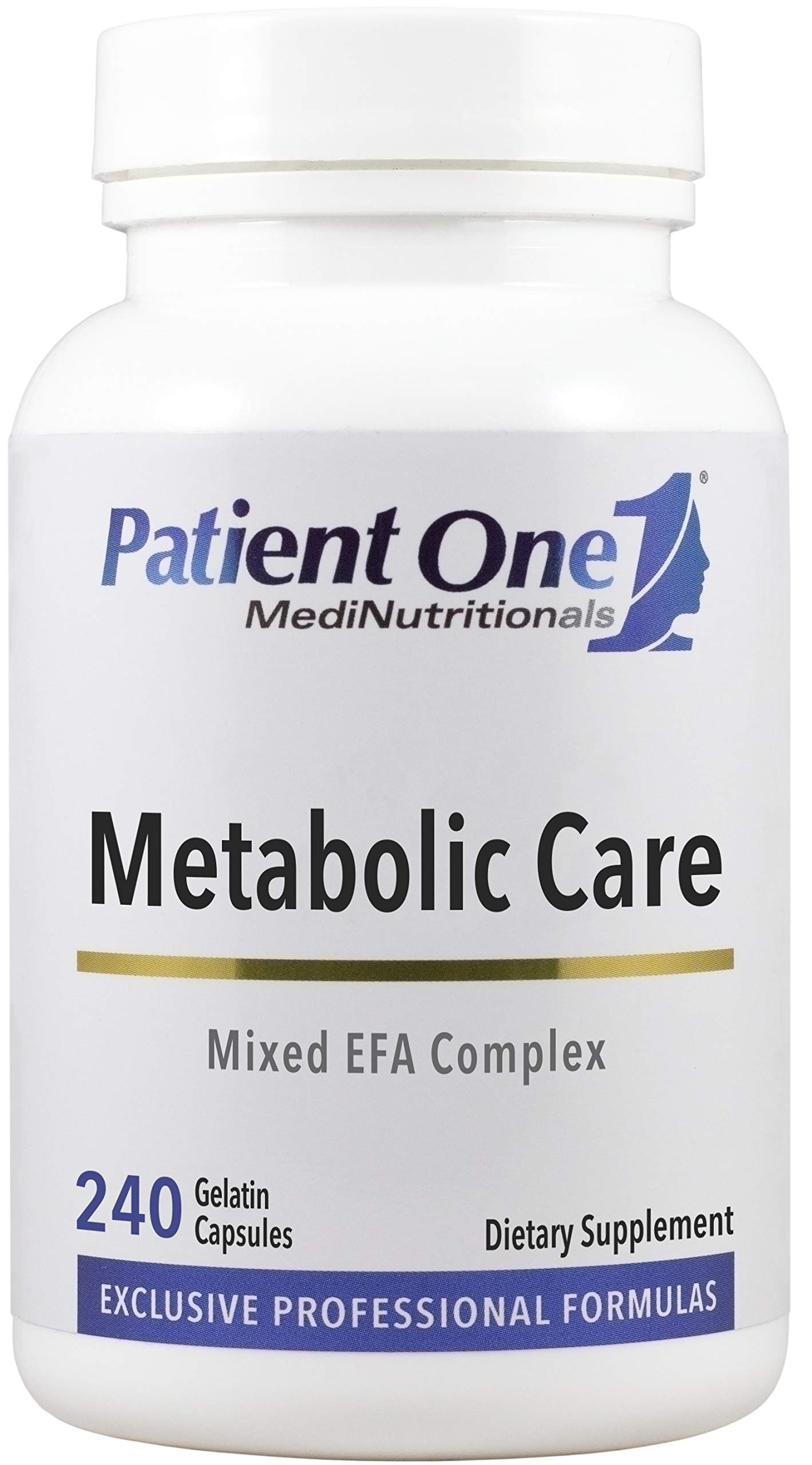 Patient One Metabolic Care | Supplement to Support Healthy Inflammatory Response and Heart Health* | with Fish Oil, CLA and Borage Oil | 240 Capsules