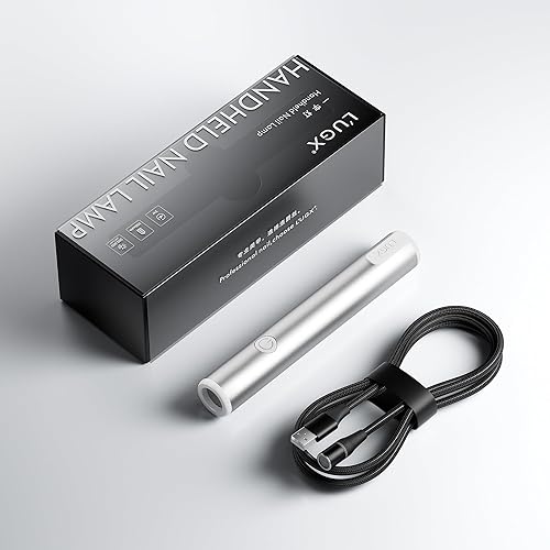 Miniatura 8 de L'UGX Luz ultravioleta de mano para uñas de gel con carga rápida magnética, lámpara LED portátil de alta potencia para esmalte de gel, secadora