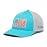 Columbia Unisex PFG Fish Flag Mesh Ball Cap - Low, Ocean Teal/Inshore Slam Flag, Small/Medium