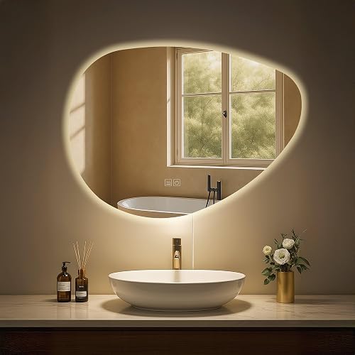 CLP Miroir de Salle de Bain Almafie avec éclairage, Miroi…