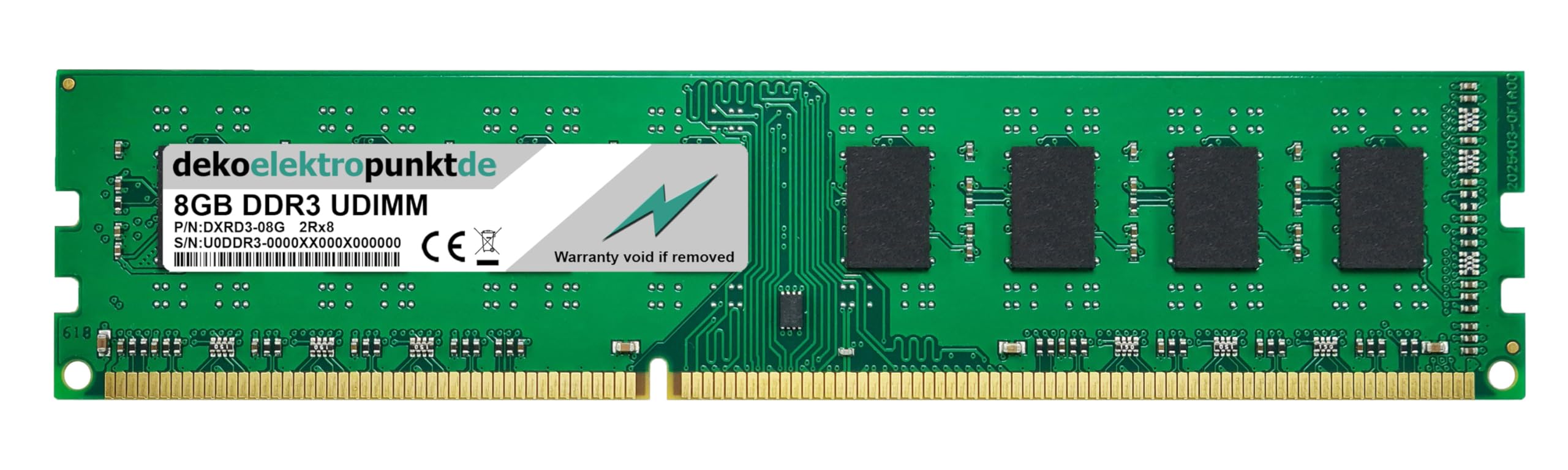 8GB Memoria RAM adatta per Asus H81 Gamer | Memory, DDR3 UDIMM PC3, Ricambio compatibile
