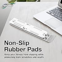 Vista 7 de BoxWave Soporte y soporte compatible con ASUS ROG Zephyrus G15 (GA502) - Soporte compacto QuickSwitch, elevador plegable portátil de visión