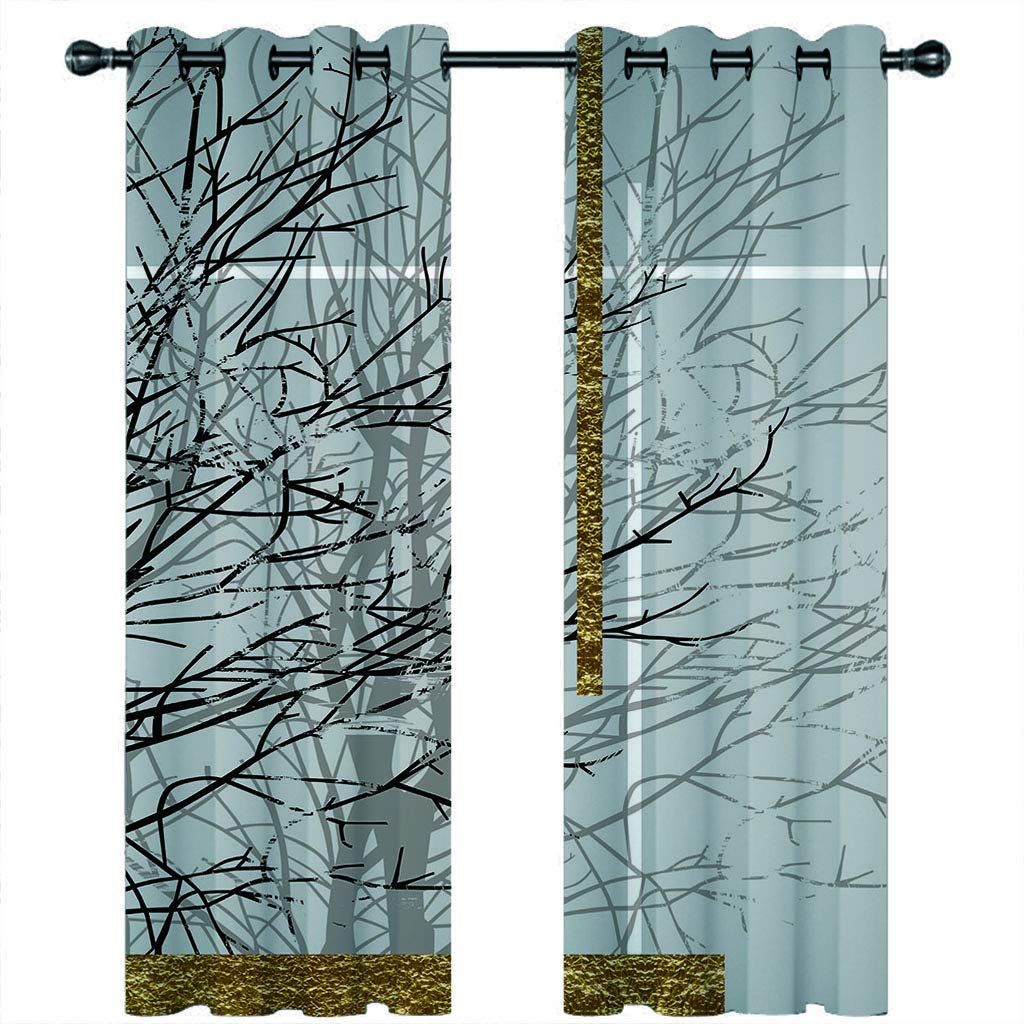 Rideau thermique isolant anti froid 200x160cm pour stopper les courants d'air des fenêtres