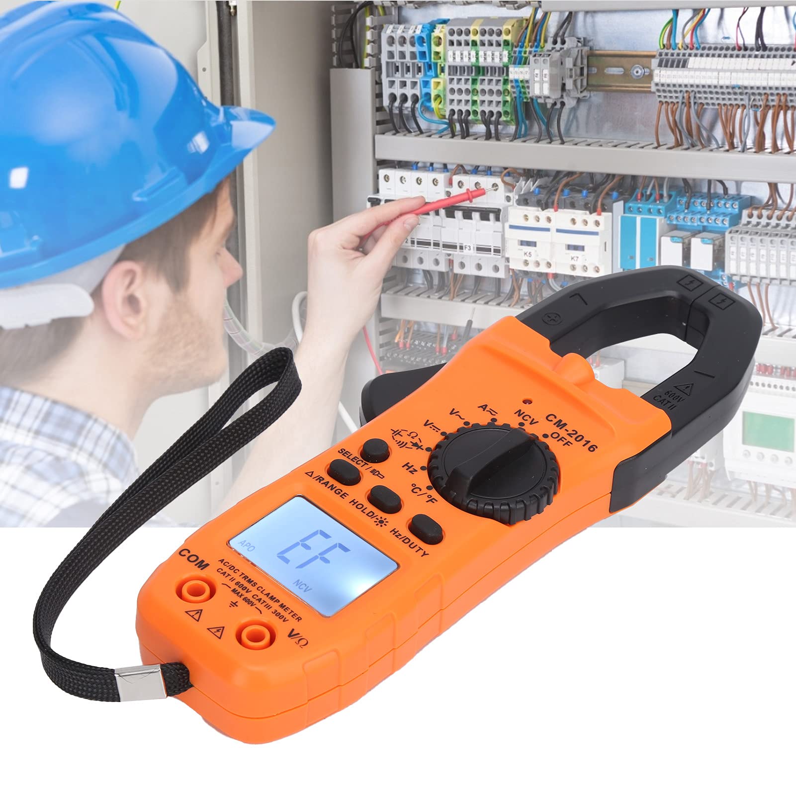 CM-2016 Digitaler Stromzangenmesser, 800 A 600 V Multifunktions-Zangenprüfer