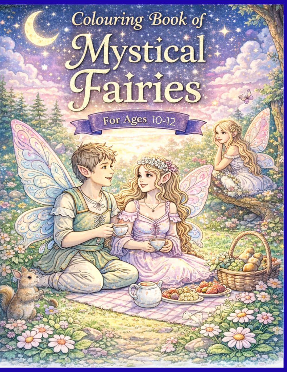 Mystical Fairies Colouring Book: 40 Beautiful Images of Mystical Fairies to Colour for ages 10-12 (Colouring Books for 10-12 Year Olds)