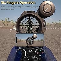 Vista 2 de Controlador de juegos Android, función de mapeo de teclas, controlador inalámbrico para juegos para PUBG Mobile, Call of Duty Mobile, teléfono