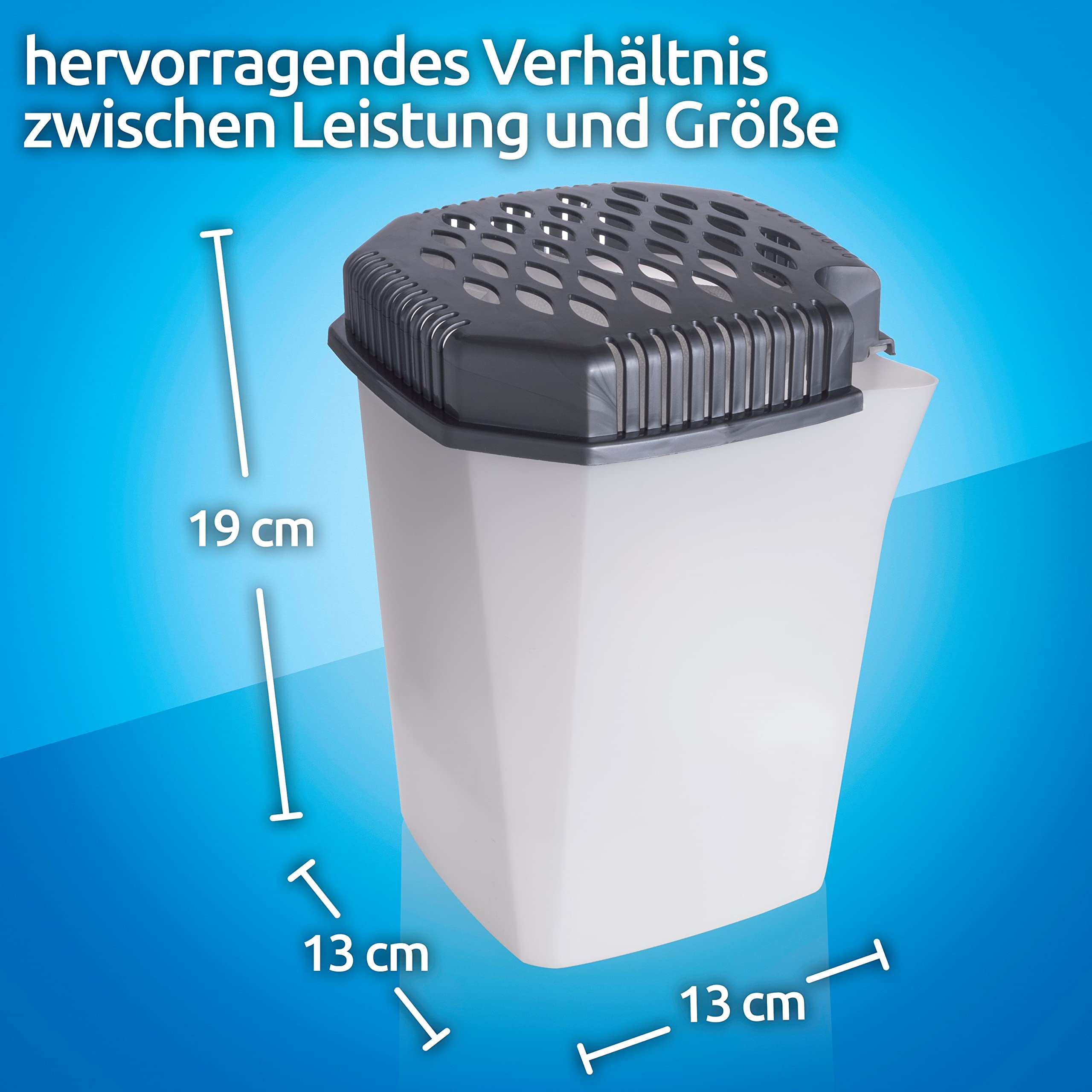 Deumidificatore A Granuli Senza Corrente - 2 Ricariche Da 680g, Per Ambienti Fino A 55 M², Cucina E Bagno