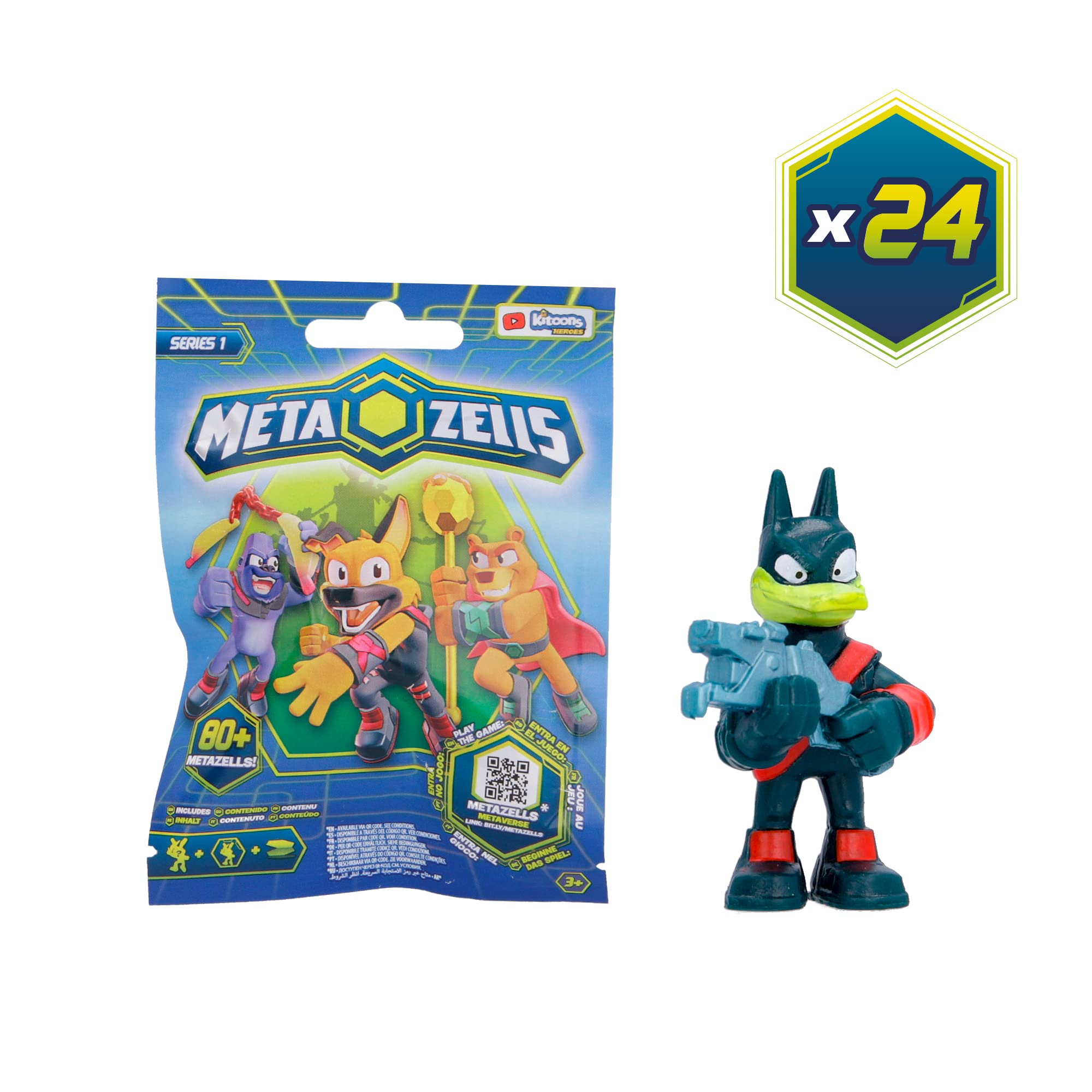 METAZELLS IMC Toys – Pack Da 24 Personaggi Serie 1 Con Carte Da Gioco, Collezionabili Per Bambini +3 Anni