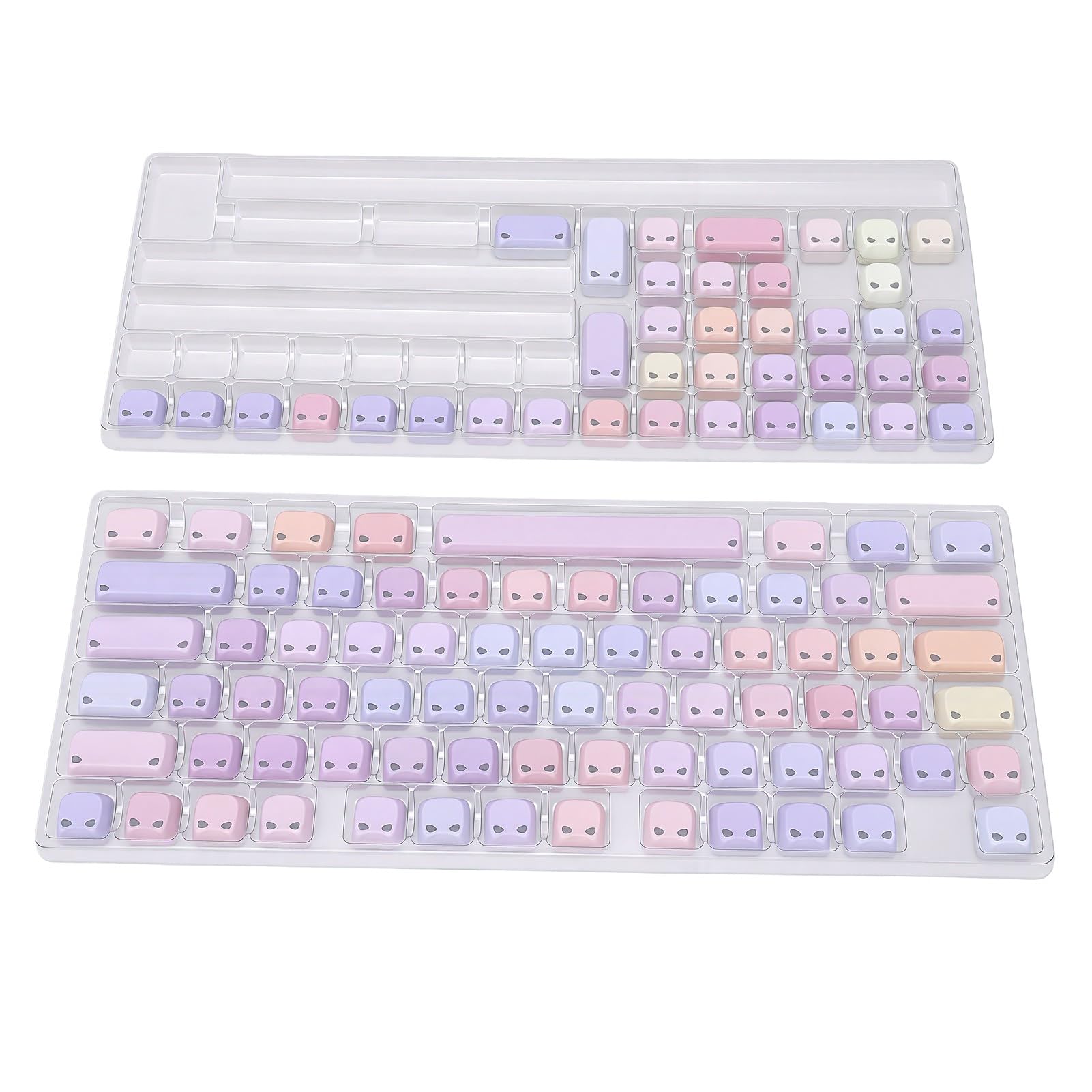 PBT Keycap, Comodo Set da Gioco da 113 Tasti (Digitare un)