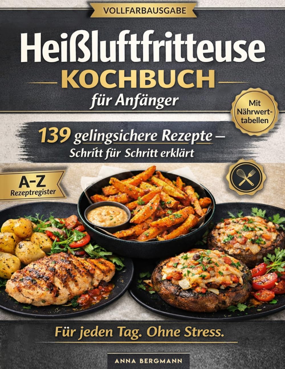 HEISSLUFTFRITTEUSE KOCHBUCH FÜR ANFÄNGER: 139 Gelingsichere Rezepte – Schritt für Schritt erklärt