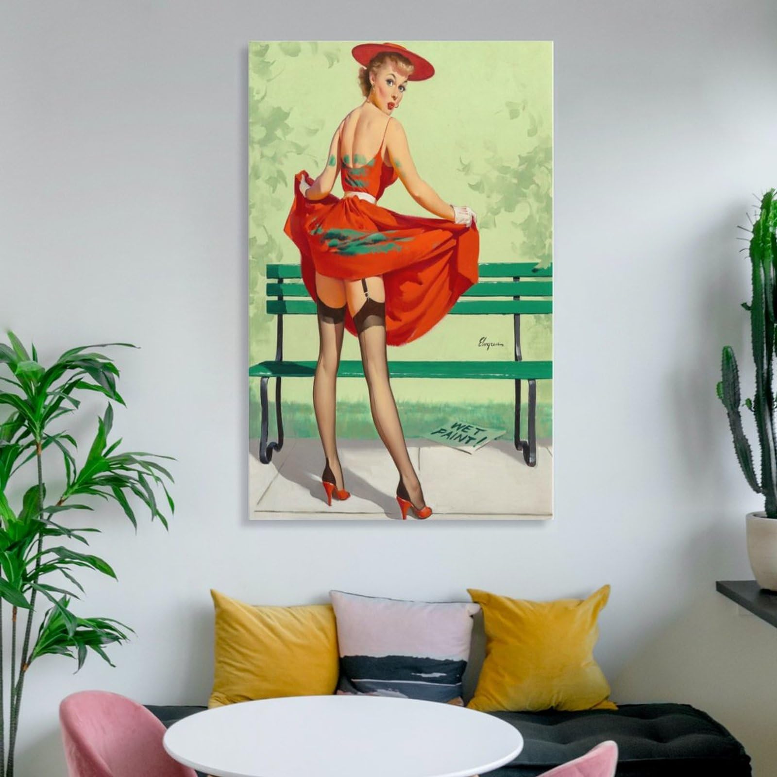 Amazon.com: MOJDI American Artist GIL ELVGREN Vintage Pin-up Girls