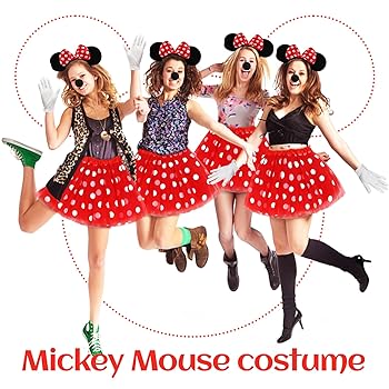 Costume Da Topo Per Donna - Con Gonna A Pieghe, Calze E Guanti, Per Carnevale E Feste In Maschera - Foto 6