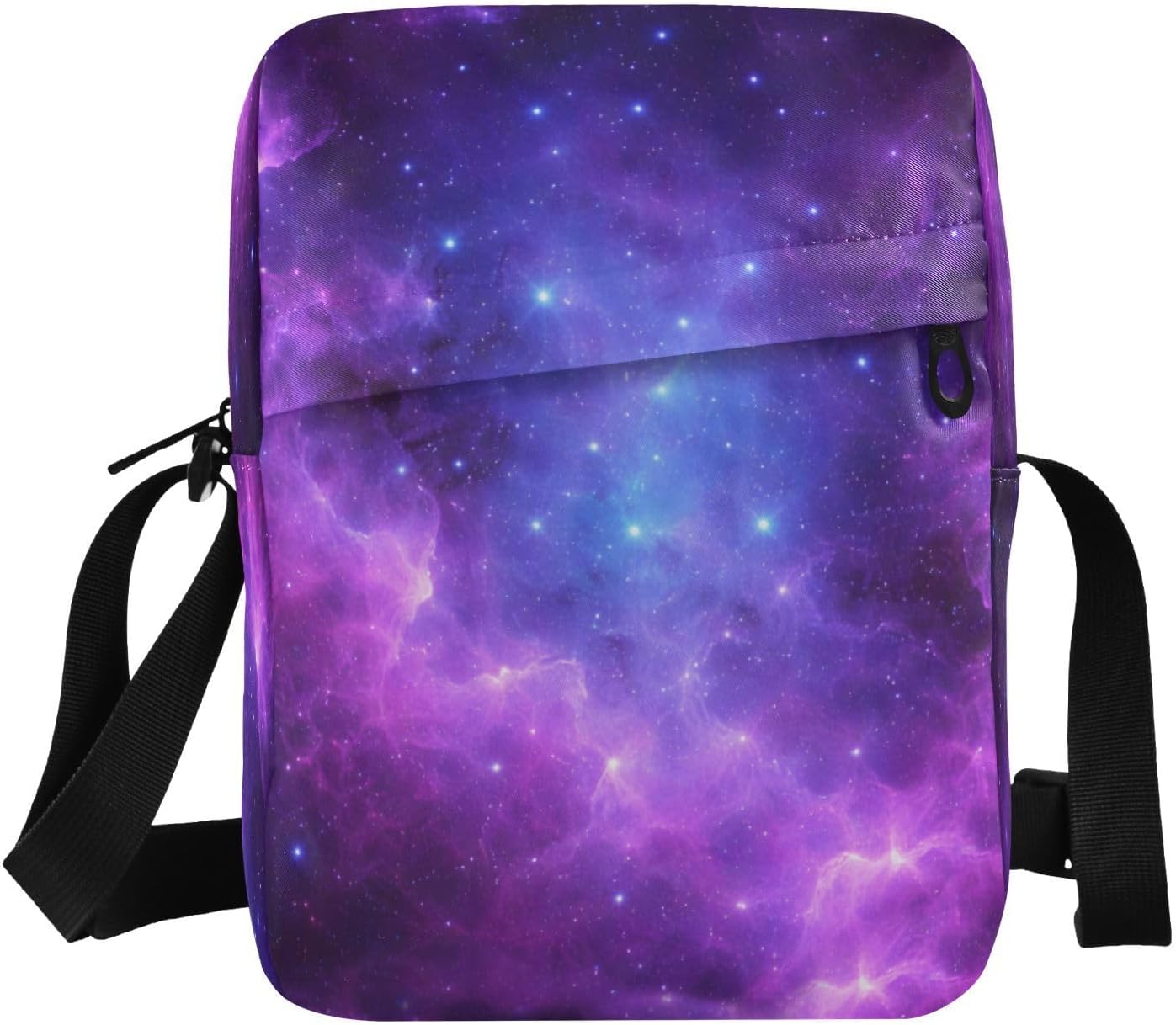 Messenger Bag Crossbody Shoulder Bag Canvas Shoulder Bag Universe Galaxy Nebula Space for Men Women Outdoor Travel Business