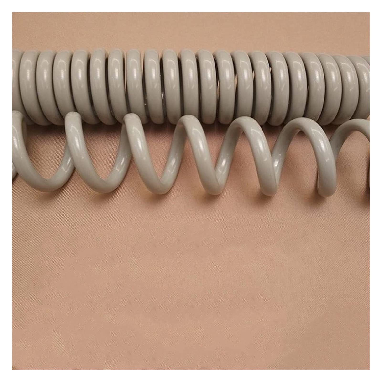 Austausch des Duschschlauchs, 1,5 m/2 m/3 m Teleskop-Brauseschlauch, EVA-Badezimmerfeder, flexibel for Wasserleitungen, Toiletten-/Bidet-Sprüher, Badezimmerzubehör, einfacher DIY-Austausch(Gray)