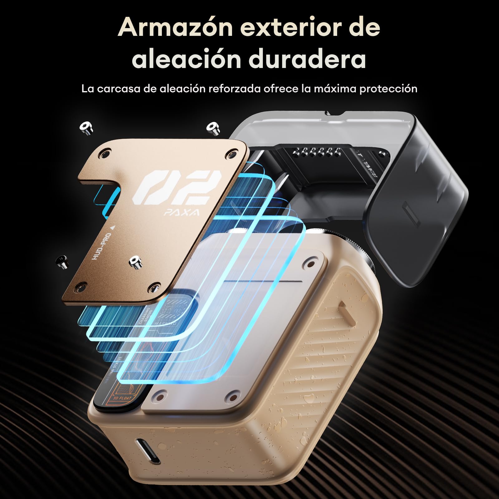 PAXA T01 Rasoio Elettrico Barba,Mini Rasoio Elettrico,9000 Rpm,Ipx7,Da Viaggio Umido E Asciutto,Testina Rotante,Ricaricabile Usb-C,Senza Fili, Ideale Per Casa, Auto E Viaggio,Giallo
