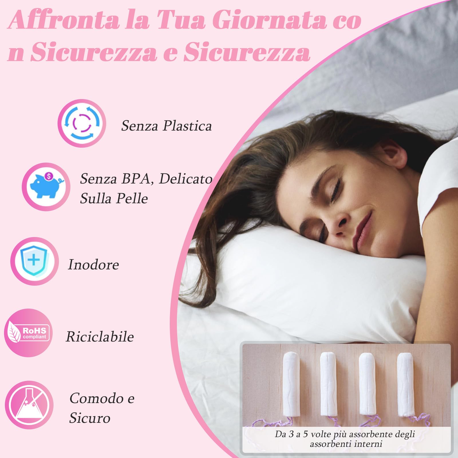 Coppetta Mestruale, 2 Pezzi (S+L) – Coppetta Mestruale Riutilizzabile in Silicone Medico 100% per Tutti i Periodi Mestruali, Senza Rischio per lo Sport e il Nuoto - Rosa