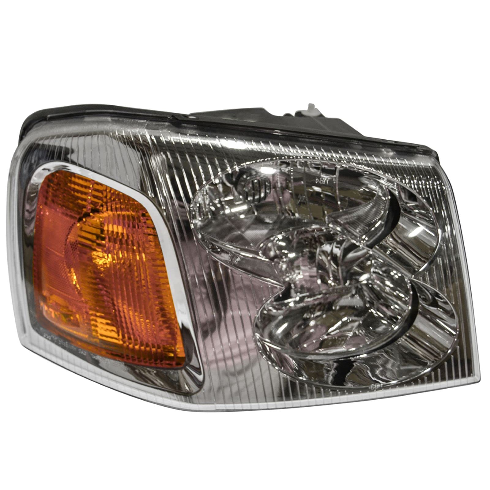 TRQ Passenger Side Headlight Assembly Compatible with 2002-2009 GMC Envoy 2002-2006, XL 2004-2005 Envoy XUV GM2503220
