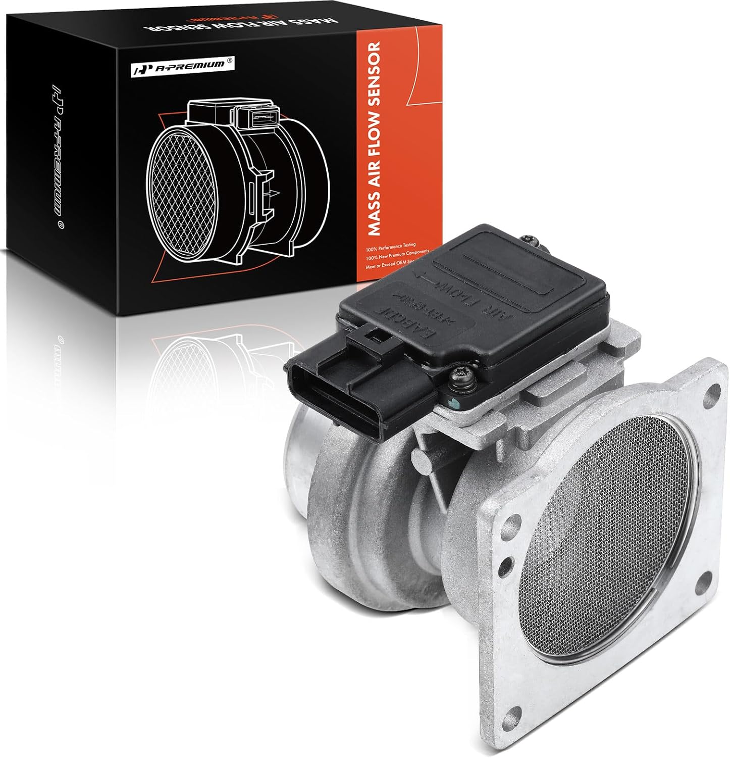 A-Premium Mass Air Flow Sensor Meter [4-Pins] Compatible with Ford Probe 1996-1997, Mazda MX-6 1996-1997, 626 1996-1997, L4 2.0L Gas, Replace for# FSC213215R00