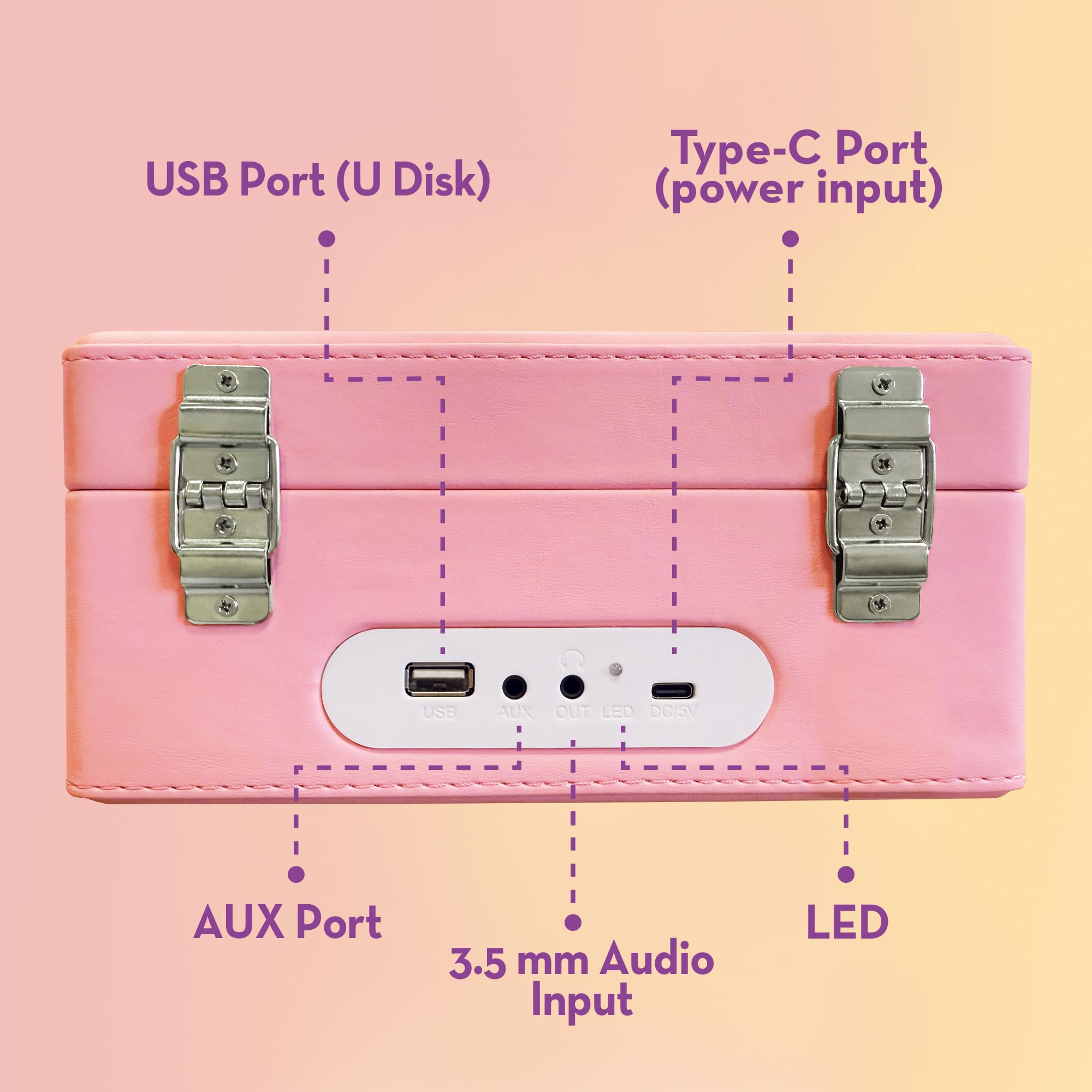 Lisciani, BARBIE Portable CD Player for Teenage Girls From 12 Years, Retro Design Inspired by Phonographs - Image 4