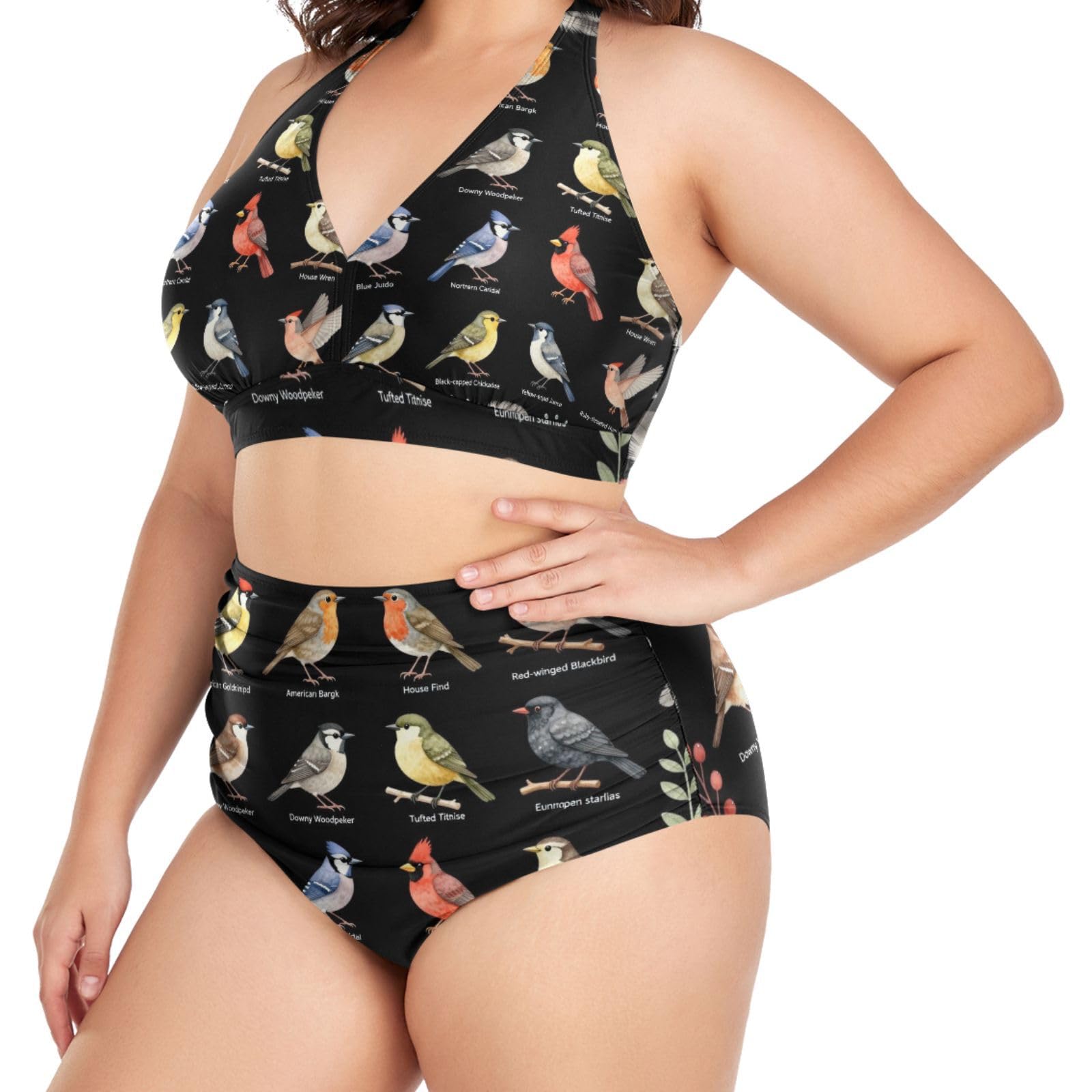 FRODOTGV Costumi da bagno da donna curvy, da L a 4XL