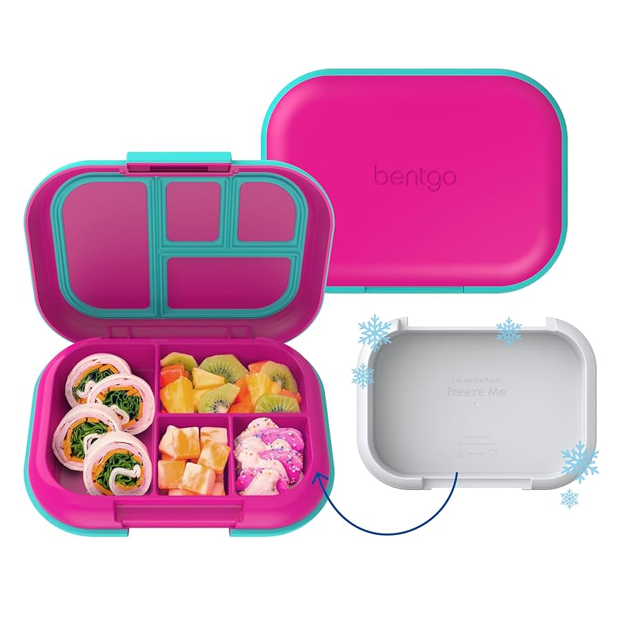 Amazon.com: Bentgo Chill Kids Leak-Proof Lunch Box - 4