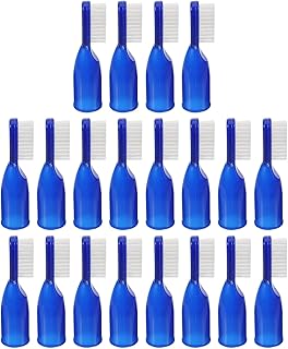 FOYTOKI 20Pcs Mini Portable Finger Toothbrush with Ergonomic Grip for Gentle Teeth and Gum Cleaning Compact Half-finger De...