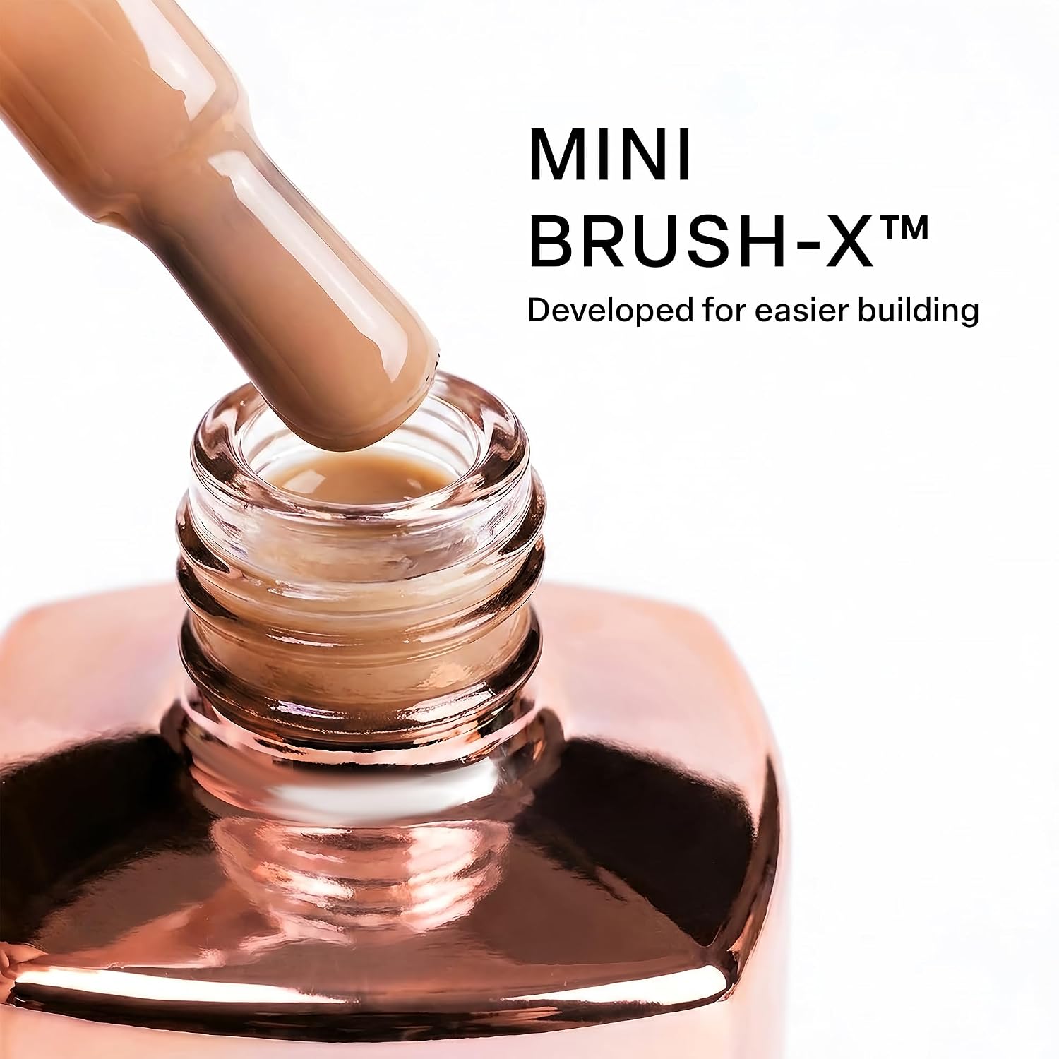 APRÉS Color Soft Gel Builder, 15ml – Structure & Strength Builder Gel in a Bottle, Self-Leveling Salon-Quality Nail Repair and Filler, Includes Mini Brush-X | HEMA, TPO & TMPTA-Free