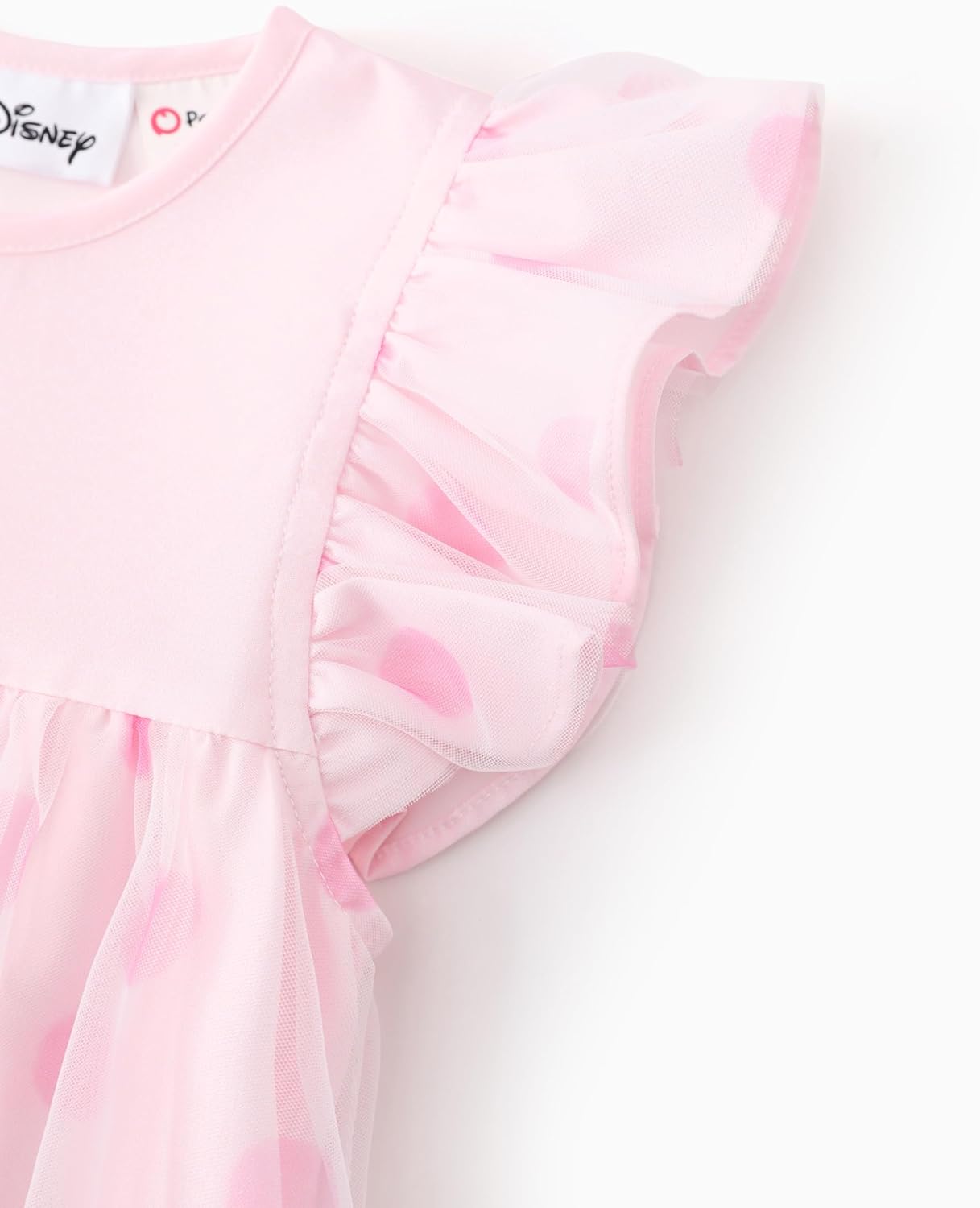 Disney Frozen Elsa Minnie Princess Winnie Girl Dress Ruffle Short Sleeve Tulle Skirt Summer Clothes Kids Outfit Baby/Toddler - Image 4