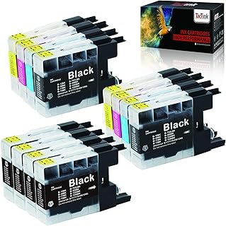 TacTink Compatible Ink Cartridge Replacement for Brother LC-75 LC-71 LC75XL 12-Pack, High Yield to Use with Brother MFC-J280W MFC-J425W MFC-J430W MFC-J435W MFC-J5910DW MFC-J625DW MFC-J625W MFC-J6510DW MFC-J6710DW MFC-J6910DW MFC-J825DW MFC-J835DW Printers (6BK 2C 2M 2Y)
