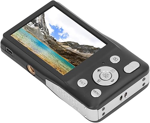 Miniatura 8 de Cámara digital 8K, cámara selfie con zoom 16X, enfoque automático con pantalla HD de 2.7 pulgadas para grabación de video fotográfica, cámara