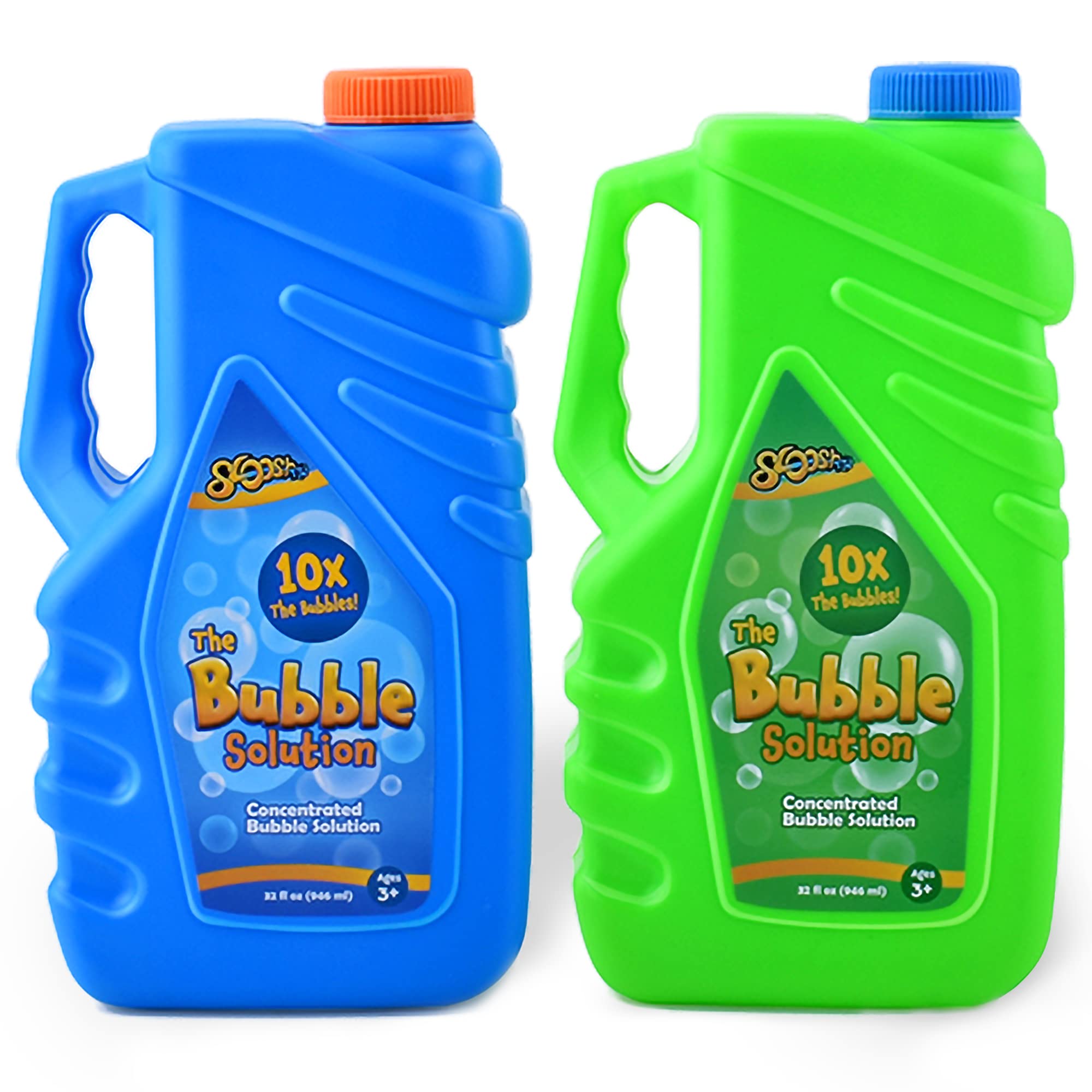 Buy Sloosh 2 Bottles Bubbles Refill Solutions 64 oz (up to 5 Gallon