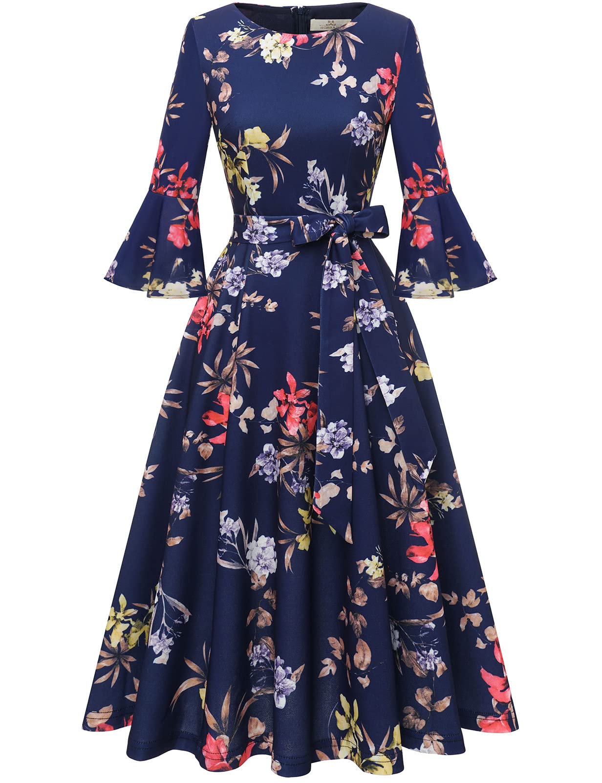 HomRain Women's Church Dresses Cocktail Tea Party Vintage Evening Dress