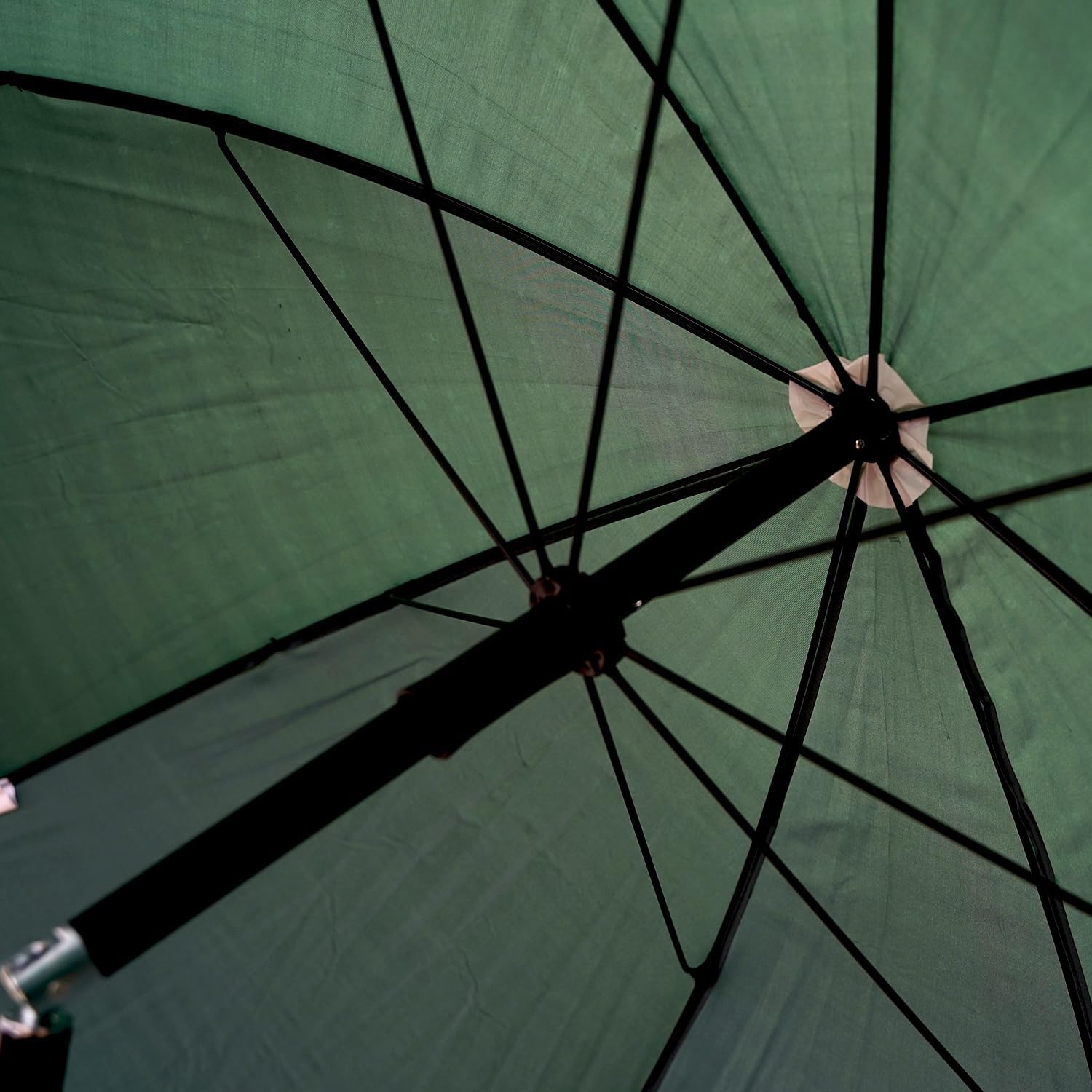 Paraguas de pesca de 200 cm - plegable - paraguas de peces, verde, paraguas - Brolly - poste de 200 cm - verde