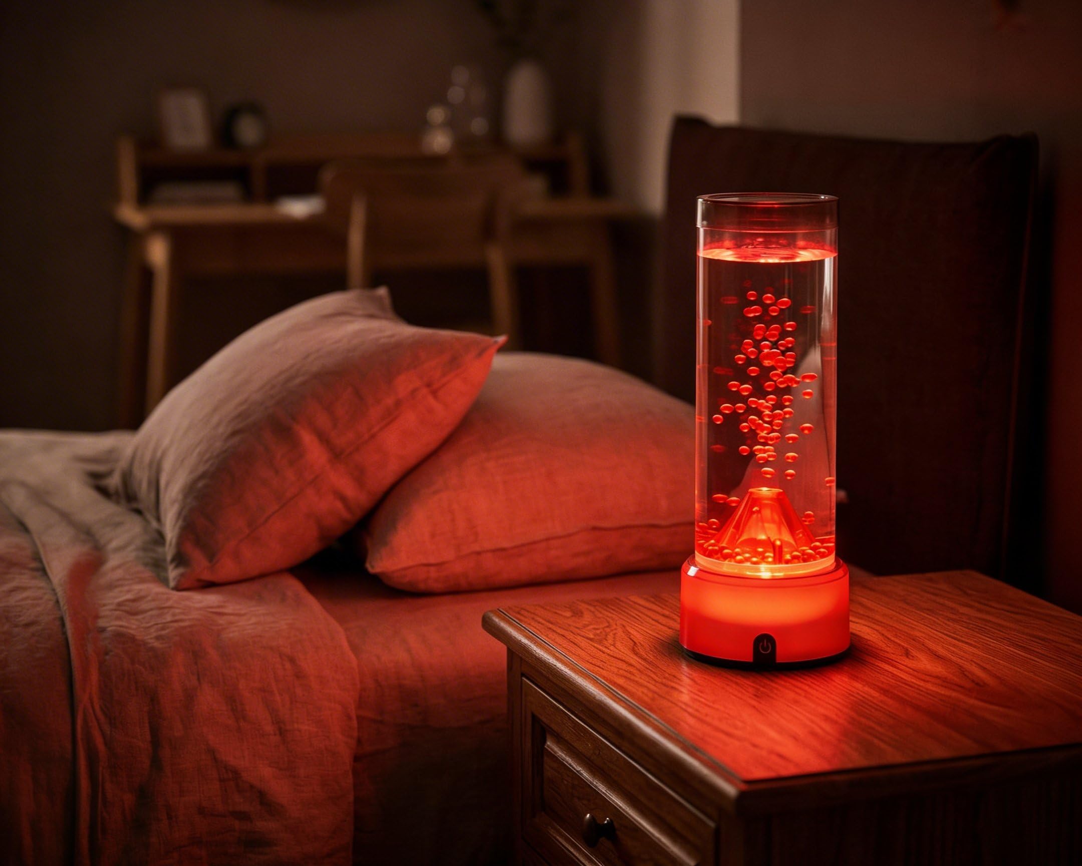 EGLO LED Lavalampe Volcano, Vulkanlampe mit RGB-Farbwechsel