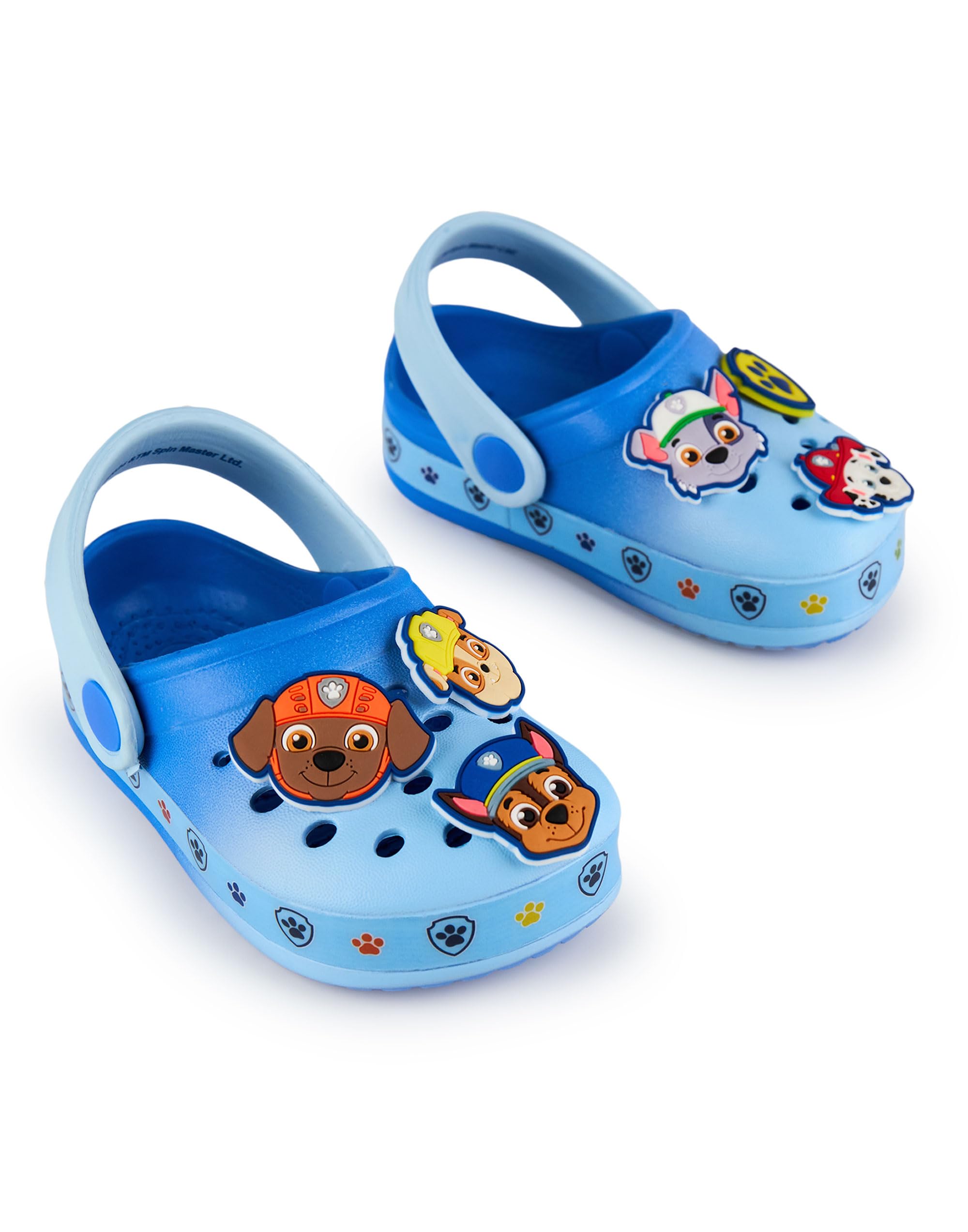 Paw Patrol Zuecos Boys Calzado Infantil sin Cordones Colgantes de Cachorro Azul Sandalias Chanclas Chase Marshall Rubble