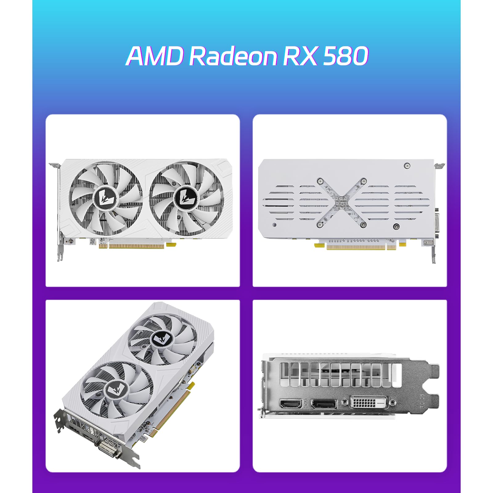 AMD Radeon RX580 8G MOUGOL ビデオカード Amazon.com: MOUGOL AMD Radeon RX 580 Graphics Card, 8GB GDDR5 256