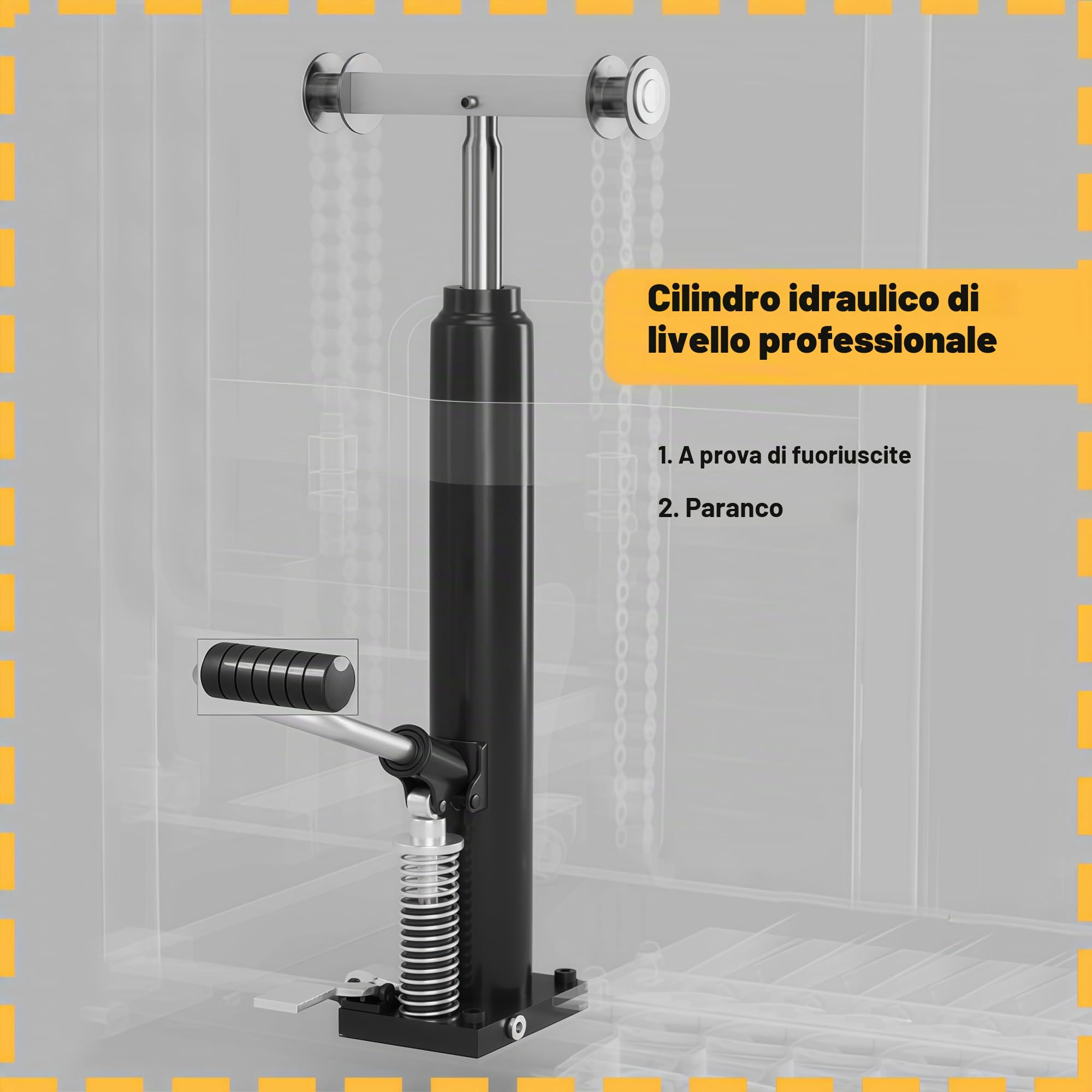 Transpallet manuale con funzione di sollevamento, portata 440 libbre, adatto alla movimentazione di merci in piccole imprese e ambienti industriali.