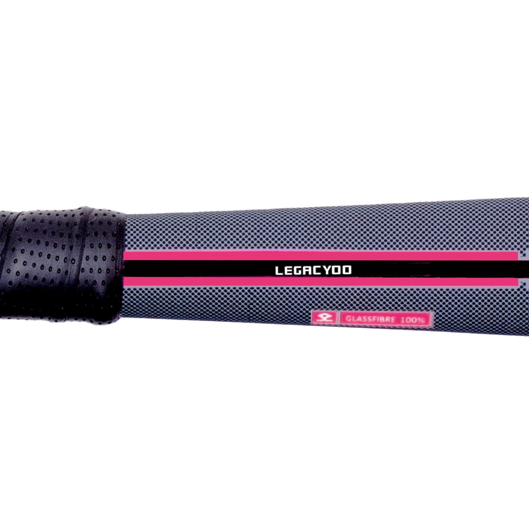 Shrey Legacy 00 Junior Late Bow Hockey Stick (Black/Pink, 36) 4