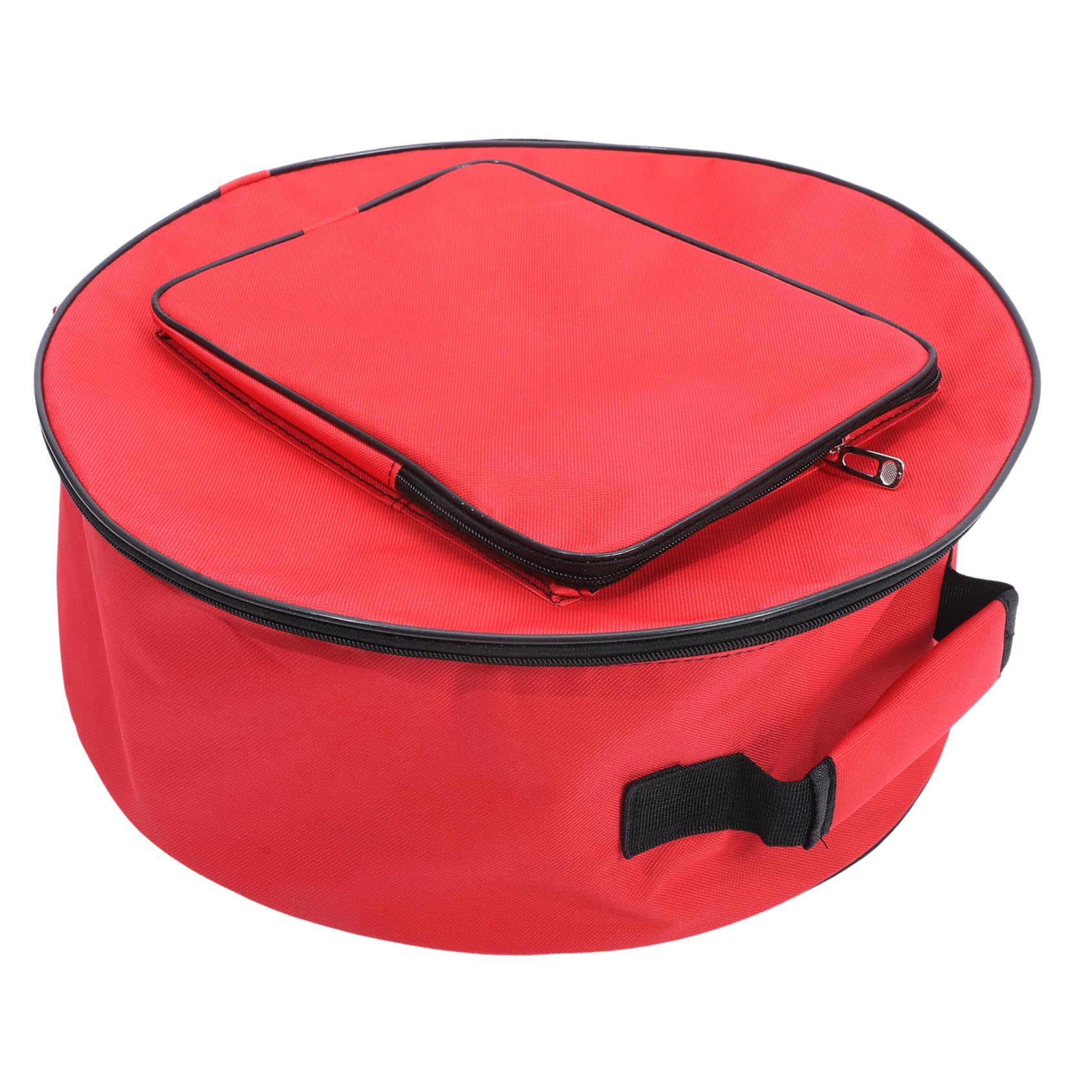 HANABASS Snare Drum Carrying Pouch Red Oxford Fabric Tear-resistant for Drum Travel